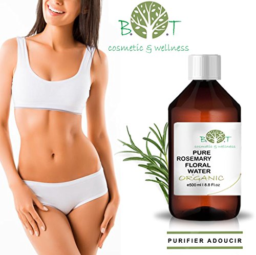 Agua Floral Puro Ecológico Hidrolato de Romero ORGÁNICO Loción Piel Grasa Tónico anti Acné 500 ml