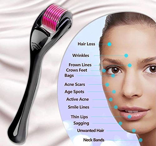 Aguja Derma Roller Micro para el cuidado de la piel, rodillo para la regeneración de la piel, celulitis antiarrugas y tratamiento de estrías cicatriciales 0,3 mm