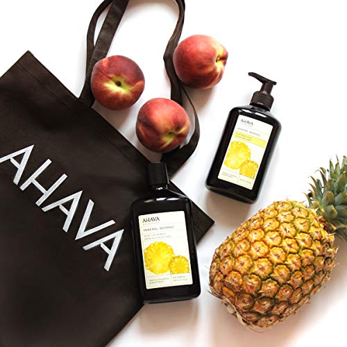 AHAVA Mineral Botanic Crema de Lavado Piña y Durazno Blanco - 500 ml.