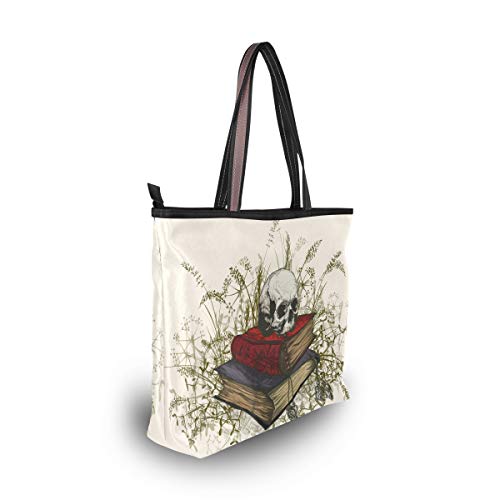 Ahomy - Bolso bandolera con diseño de calavera en la Occulta para llevar al aire libre, gimnasio, senderismo, picnic, viajes, playa, color Multicolor, talla L