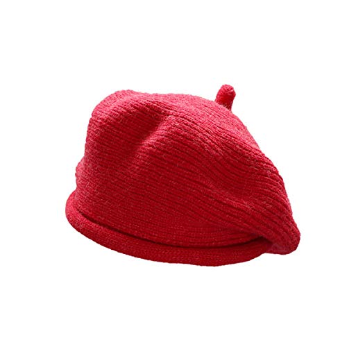 Aibccr Otoño e Invierno Sombrero de Calabaza Salvaje Rizado Sombrero de Lana para bebé-cúrcuma