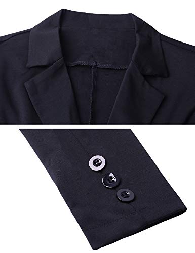 Aibrou Chaqueta de Traje para Mujer,Clásica Informal Blazers Elegante para Oficina