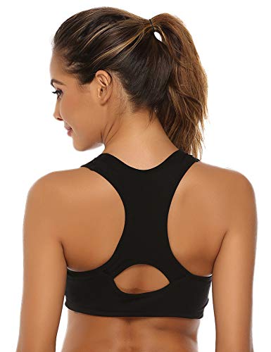 Aibrou Sujetador Deportivo Mujer Push Up (1/2/3pack) con Almohadillas Extraíbles,Bra Deporte sin Costuras para Yoga/Fitness/Run/Ejercicio/USA de Diaria
