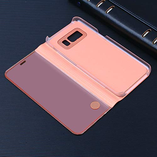 AICase Funda para Samsung Galaxy S8,Samsung Clear View Cover Flip Cover Carcasa,Soporte Plegable,Case de Teléfono para Samsung Galaxy S8