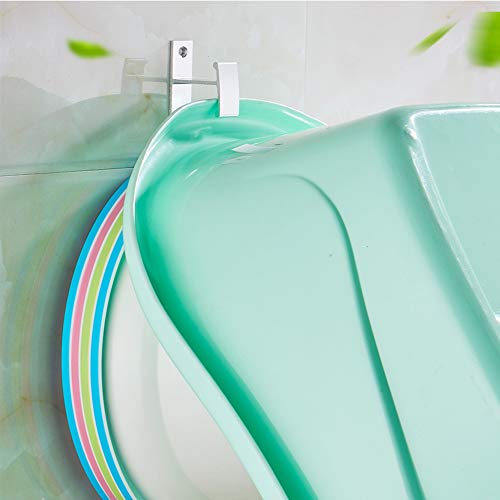 AICHUANGBAO El Fregadero doméstico, el Gancho del Fregadero, el punzón Libre de Aluminio montado en la Pared es fácil de Instalar, Ahorra Espacio de instalación, Accesorios de baño, Negro