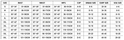 AidShunn Mujer Bikini Traje de Baño Bañador Arruga de Una Pieza L