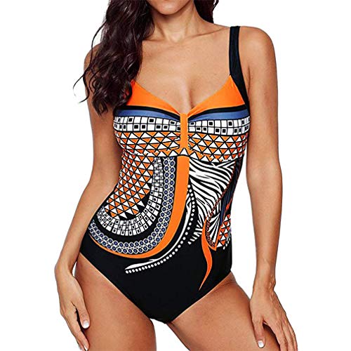 AidShunn Mujer Bikini Traje de Baño Bañador Arruga de Una Pieza L