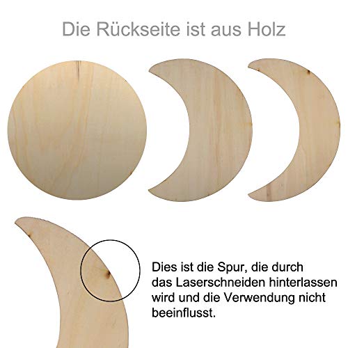 AIFUSI 5 piezas espejo de pared con pegatinas bohemias espejo decorativo para dormitorio, salón, dormitorio, habitación infantil, apartamento de oficina