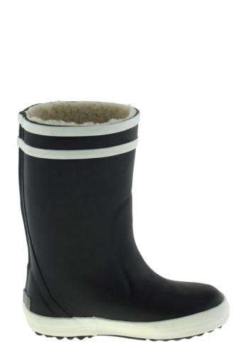 Aigle Lolly Pop Fur, Botas de Lluvia Unisex niños, Azul (Marine), 34 EU