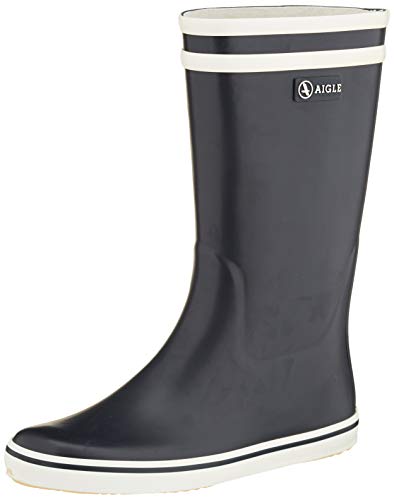 Aigle Malouine Botas de agua mujer, Azul (Bleu (Marine/Blanc), 38 EU
