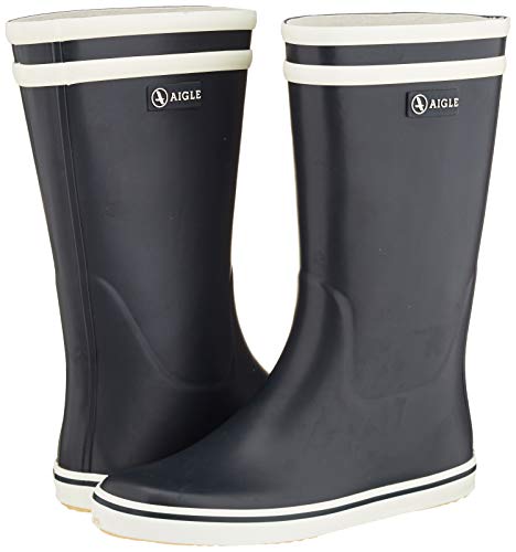 Aigle Malouine Botas de agua mujer, Azul (Bleu (Marine/Blanc), 38 EU