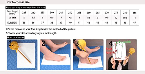 ailishabroy Zapatillas Hombre Ascensor Hombres Altura Aumentar Lace Up Zapatos Casual (42 EU, Azul)