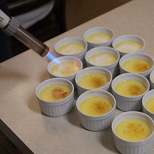 Aimaylly Soplete de Cocina Profesional, Recargable antorcha butano culinario para crème brûlée con diseño de rotación de 360 Grados y Bloqueo de Seguridad(Gas butano no Incluido)