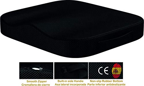 AIMO ESPAÑA COJN SC-007 ortopedido y anatomico, Silla Ruedas, Libera presiones de próstata y hemorroides, Hernias, Proporciona una cómoda sentada,