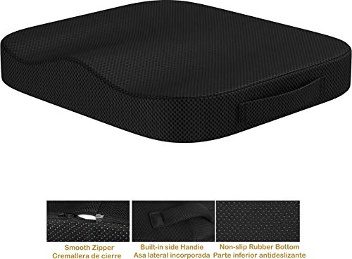 AIMO ESPAÑA COJN SC-007 ortopedido y anatomico, Silla Ruedas, Libera presiones de próstata y hemorroides, Hernias, Proporciona una cómoda sentada,