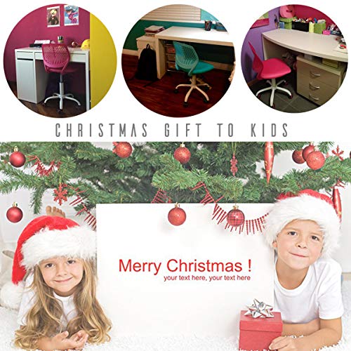 Aingoo Silla de Escritorio para niños Silla para niños Silla giratoria para niños Silla giratoria para niños Silla ergonómica Ajustable en Altura para niñas Niños Youth Resilient 100KG Azul