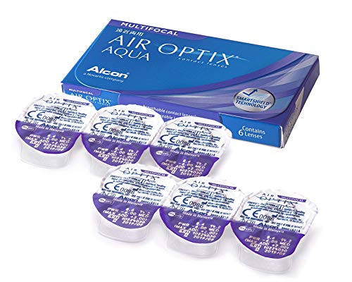 AIR OPTIX Lentes de contacto multifocales mensuales, R 8.6, D 14.2, 1.75 dioptría, adición alta - 3 lentillas