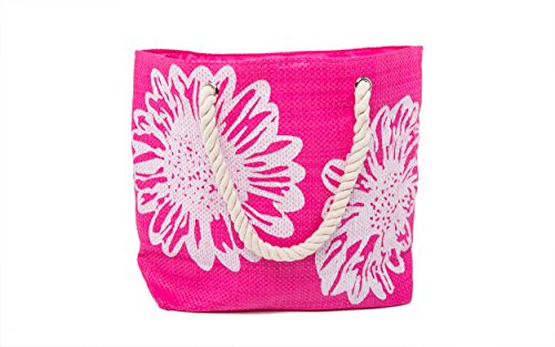 AIREE FAIREE Bolsa de Playa Para Mujer + Toalla de Playa 2 Piezas Floral