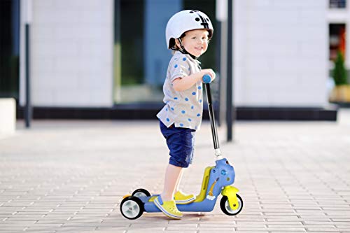 Airel Patinete 2 en 1 | Patinete Reversible | Patinete de 3 Ruedas | Scooter 2 en 1 | Correpasillos Bicicleta Niños