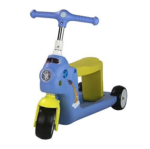 Airel Patinete 2 en 1 | Patinete Reversible | Patinete de 3 Ruedas | Scooter 2 en 1 | Correpasillos Bicicleta Niños