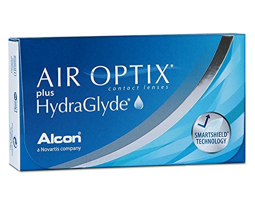 AirOptix Plus Hydraglyde 10109100 Lentes de Contacto, R 8.6, D 14.2, Dioptría -02.25-6 Unidades
