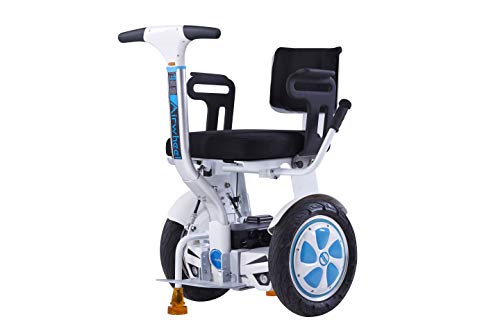 Airwheel A6TS - Silla de ruedas eléctrica ligera y todoterreno dirigida con el propio cuerpo a través del autoequilibrio. Versión manillar.