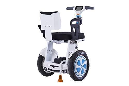 Airwheel A6TS - Silla de ruedas eléctrica ligera y todoterreno dirigida con el propio cuerpo a través del autoequilibrio. Versión manillar.