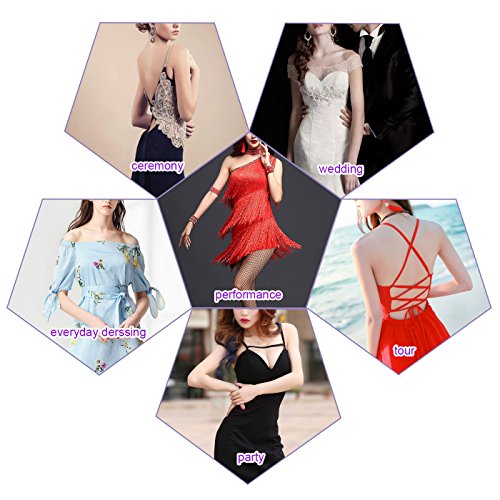 Aivtalk - Sostén Invisible Push Up Bra Autoadhesivo sin Tirantes Sujetador Adhesivo Butterfly Wing Cazuelas Adhesivas - Color de Piel - Talla D