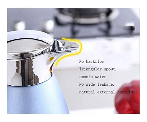 AJH Botella de Agua aislada Jarra térmica para café, Termo de Doble Pared con Aislamiento al vacío, Acero Inoxidable, 12 Horas de retención de Calor para of