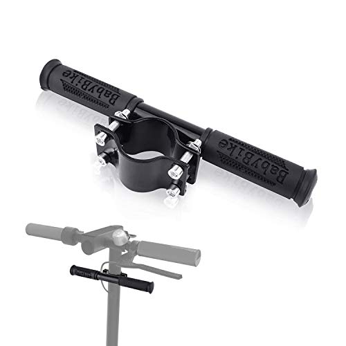 Ajustable Barra de Agarre para Niños, Manillar para Patinete Eléctrico,Aleación de Aluminio Extensor Soporte de Faro GPS para Xiaomi M365/pro (Negro)