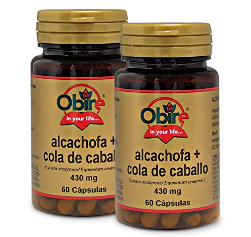 Alcachofa + Cola de caballo 430 mg. 60 capsulas (Pack 2 unid.)