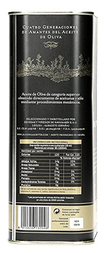 Aldonza, Aceite de Oliva Virgen Extra - 1 L. - Primera Extración en Frio. (España)