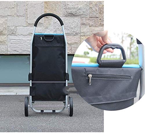 Aleación de aluminio plegable de limpieza en el carro, las personas con edades comprendidas final compraron carro de tracción en pequeño carro de la comida, el coche de carretilla / camiones A +