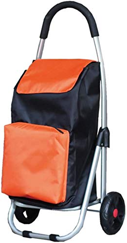 Aleación de aluminio plegable de limpieza en el carro, las personas con edades comprendidas final compraron carro de tracción en pequeño carro de la comida, el coche de carretilla / camiones A +