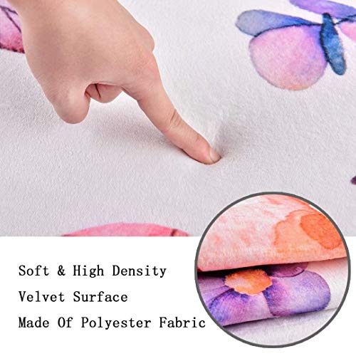 Alfombra de Navidad para lavandería o lavandería, redonda, multicolor, composición de Noel Elements, Santa y reno sobre fondo de corazones, alfombra resistente antideslizante (redonda 160 cm x 160 cm)