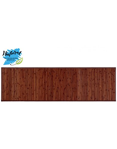 Alfombra pasillera de Bambú Natural de Nogal para Pasillo, 60x200cm - Natural - Hogar y más
