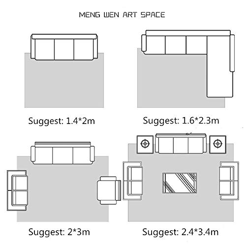Alfombras De Juegos Para Bebes Alfombra doméstica antideslizante, antideslizante, con estampado geométrico suave, alfombra para sala de estar Alfombras Bebes Absorción De Polvo Habitacións Moqueta az
