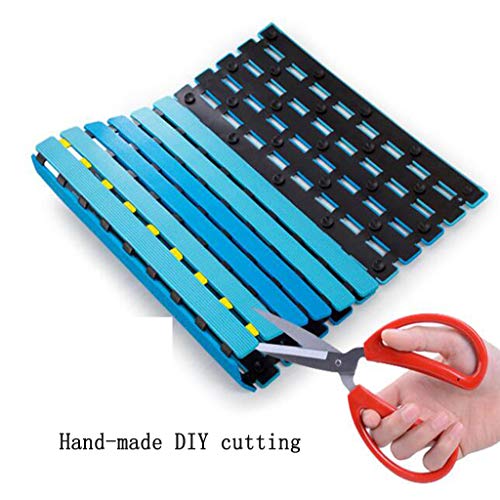 Alfombrilla de Ducha Alfombrilla Antideslizante para baño TPE + PP, con Ventosa y Orificio de Drenaje, Adecuada para baño, Dormitorio, Cocina, etc. Yang WEI Gang