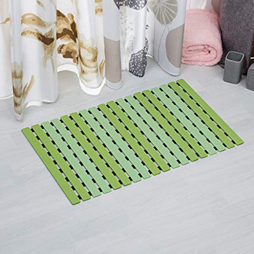 Alfombrilla de Ducha Alfombrilla Antideslizante para baño TPE + PP, con Ventosa y Orificio de Drenaje, Adecuada para baño, Dormitorio, Cocina, etc. Yang WEI Gang