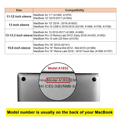 Allinside Funda de Cuero Sintético para portátiles de MacBook Air 13" 2010-2017 (A1369 A1466)/ MacBook Pro 13" 2012-2016 (A1425 A1502)/ MacBook Pro 13" CD-ROM (A1278), Rosa