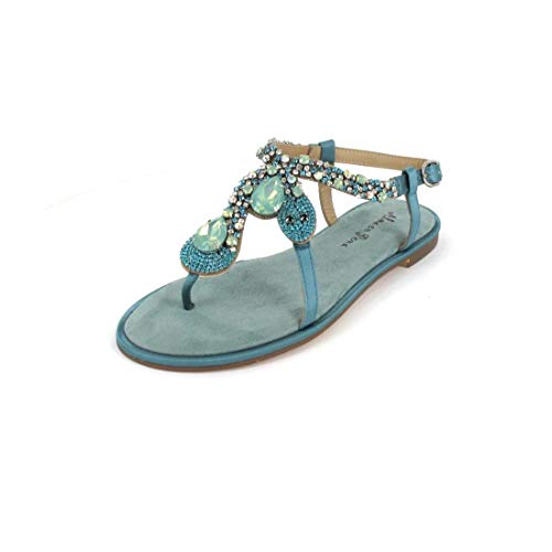 Alma en Pena Sandalia Plana Verde CAUTIVADORA para Mujer V20950 - Talla: 37