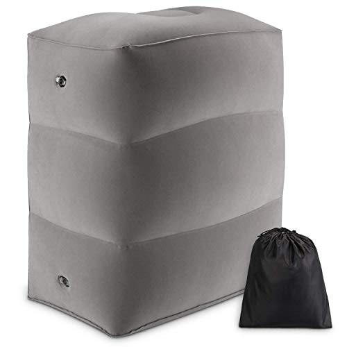 Almohada cervical Forma plegable ligero de la siesta del cuello almohada inflable H almohadilla del recorrido del asiento de coche Avión Oficina Cojín de almohadas for dormir cojín del pie sleep confo