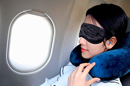 Almohada de Cuello, Inflable Almohadas de Viaje para Aviones, Viajes en Coche, Hombres, Niñas, Durmiendo Suave, Soporte de Confort de Cuello, Almohada en Forma de U