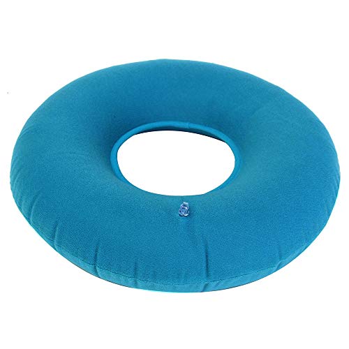 Almohada Medica Redondo de Anillo Cojín inflable Redondo dona ortopédica Apta para sillas de ruedas, asientos de coche, casa, oficina o de para viajar