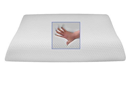 Almohada ortopédica Wave Gel/Almohada de Espuma de Gel/Cojín Cervical/ – Almohada Cervical (80 x 40 cm Almohada Suave/Onda Cojín de Suave