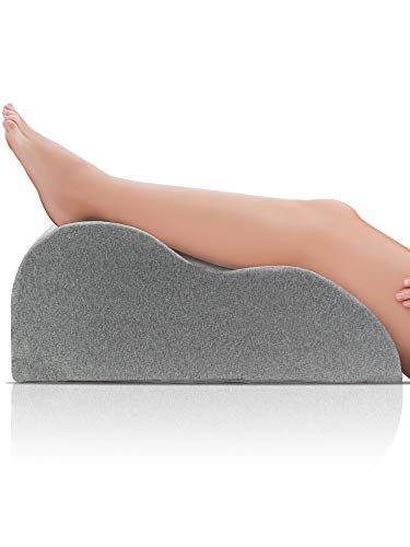 Almohada Pies NUBLAR - Elevador de Piernas - Almohadas Piernas con OEKO TEX - Almohada Piernas en Altopara Piernas Hinchadas - Memoria de Espuma Cuña de Pierna para Soporte y Relevamiento