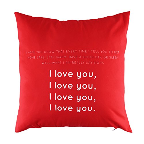 Almohada Y Funda De Cojín Para El Día De San Valentín - Regalos Románticos Para Amados, Novios, éL, Ella, Ella. - Sofa Car Home Decor "Cada Historia De Amor Es Hermosa, Pero La Nuestra Es Mi Favorita