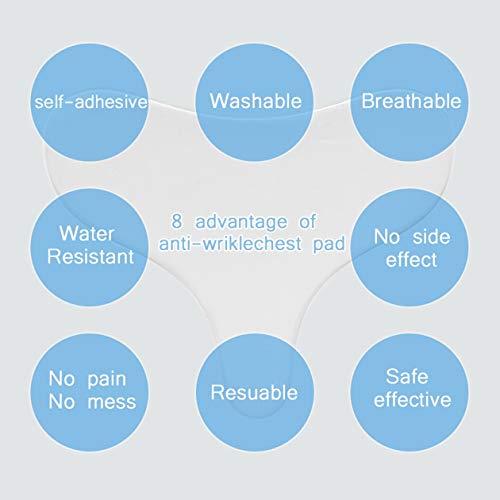 Almohadilla antiarrugas para el pecho Decollette de silicona previene eliminar las arrugas Belleza - Transparente