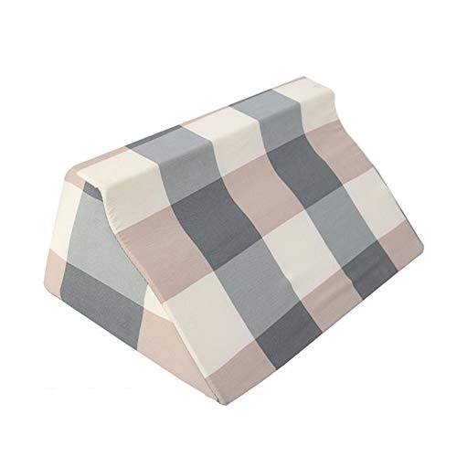 Almohadilla de apoyo de cuña de cama anti decúbito almohadilla de posicionamiento almohadilla lateral adecuado para los pacientes de reposo de cama de largo plazo y los ancianos,50x15x25cm