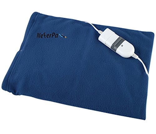 Almohadilla electrica calor 60W espalda y lumbares 3 niveles temperatura 40x32cm